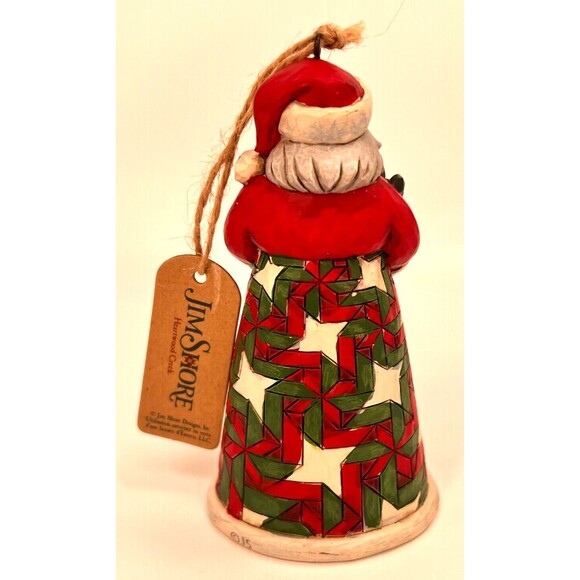Jim Shore SANTA ARMS‎ FULL OF GIFTS Santa Ornament Heartwood Creek 6009464 New - Picture 3 of 14